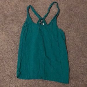 Green dressy tank top